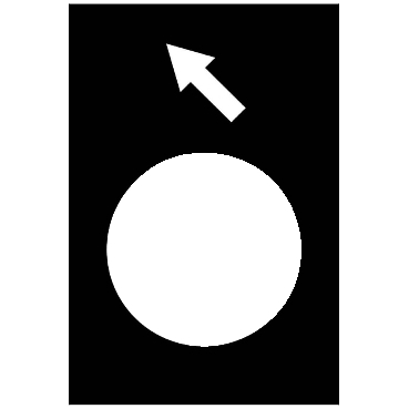 Schneider Signaling Harmony XAC_ legend - 30 x 40 mm - black - reverse, slow_ [ZB2BY2916]