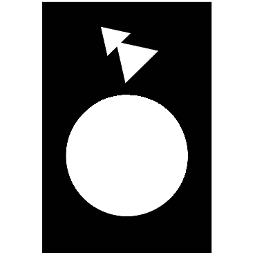 Schneider Signaling Harmony XAC_ legend - 30 x 40 mm - black - reverse, slow-fast_ [ZB2BY2918]