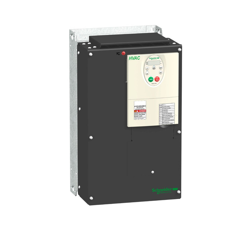 Schneider VFD Altivar 212_ variable speed drive ATV212 - 22kW - 30hp - 240V - 3ph - wo EMC - IP21_ [ATV212HD22M3X]