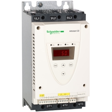 Schneider Soft Starter Altistart 22_ soft Starter-ATS22-control 110V-power 230V(15hp)/460V(30hp)/575V(40hp)_ [ATS22D47S6U]