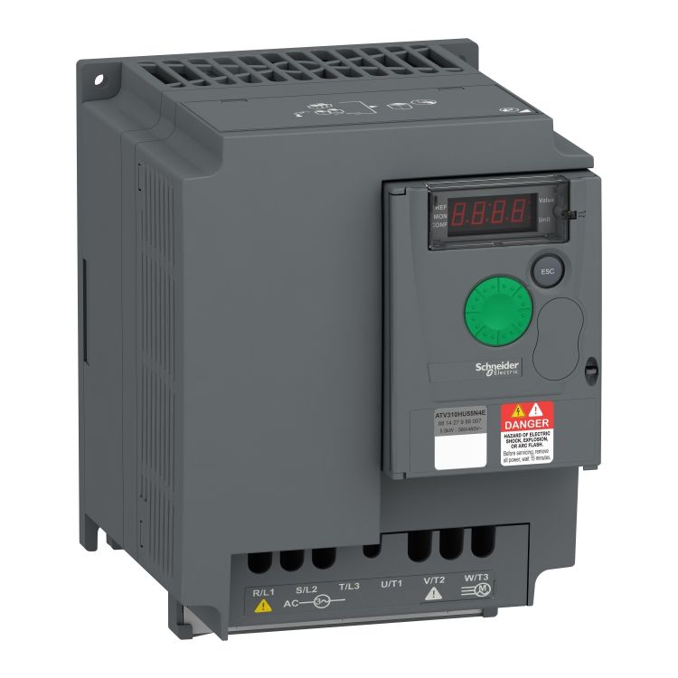 Schneider VFD Altivar 310_ variable speed drive ATV310 - 5.5 kW - 7.5 hp - 380...460 V - 3 phase_ [ATV310HU55N4E]