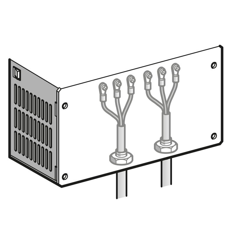 Schneider VFD Altivar 31_ kit for UL type 1 conformity - mounted under variable speed drive_ [VW3A31817]