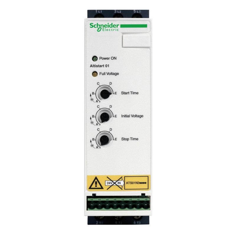 Schneider Soft Starter Altistart 01_ soft Starter for asynchronous motor - ATS01 - 22 A - 200..240 V - 4..5.5 KW_ [ATS01N222LU]