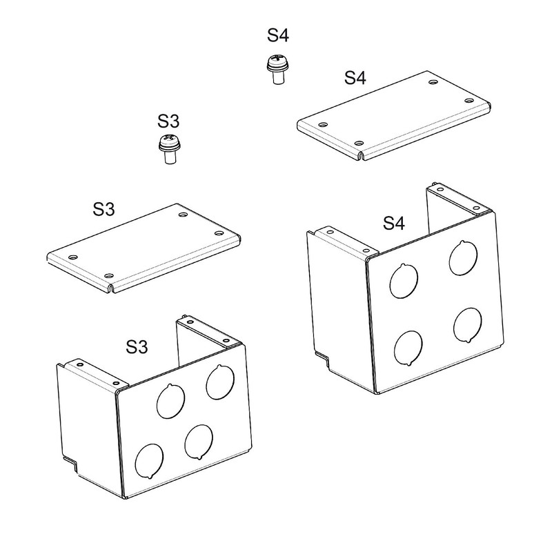 Schneider VFD Altivar 31_ kit for UL type 1 conformity - mounted under variable speed drive_ [VW3A31812]