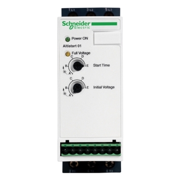 Schneider Soft Starter Altistart 01_ soft Starter for asynchronous motor - ATS01 - 9 A - 110..480V - 1.1..4 KW_ [ATS01N109FT]