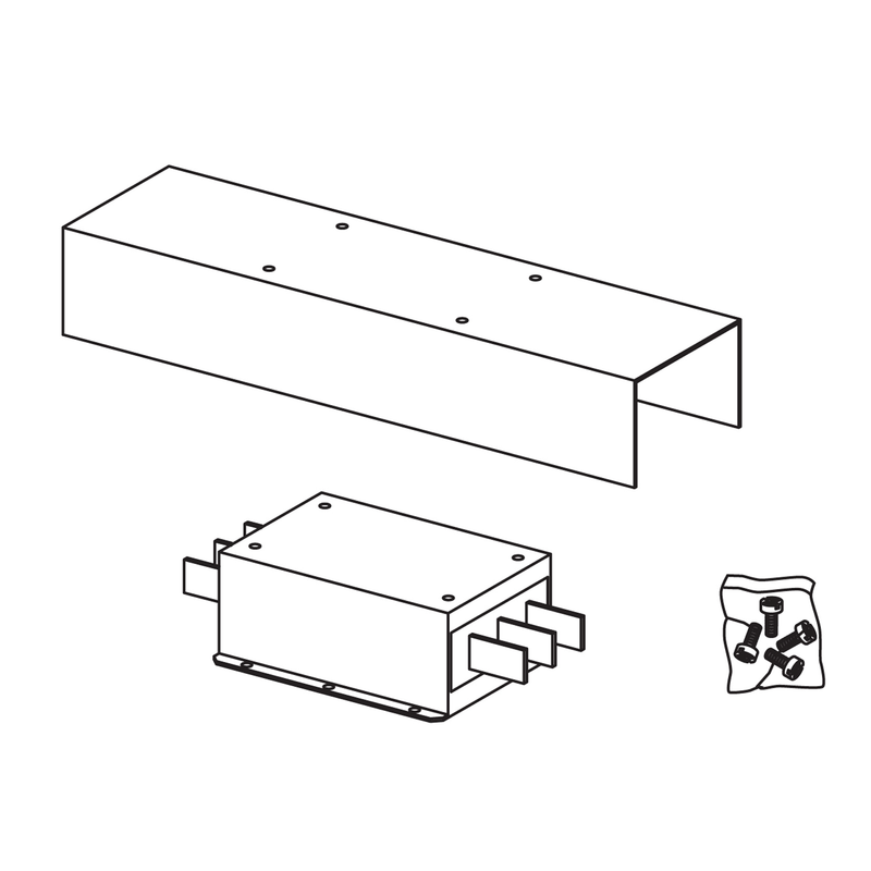 Schneider VFD Altivar 71_ EMC radio interference input filter - 336/546 A - 125 W - 3-phase supply_ [VW3A4411]