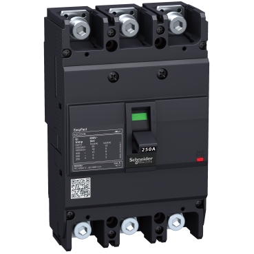 Schneider Breaker EasyPact EZC_ circuit Breaker Easypact EZC250H - TMD - 125 A - 3 poles 3d_ [EZC250H3125]