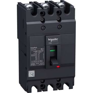 Schneider Breaker EasyPact EZC_ circuit Breaker Easypact EZC100H - TMD - 100 A - 3 poles 3d_ [EZC100H3100]