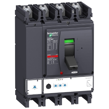 Schneider Breaker Compact NSX_ circuit Breaker Compact NSX400F - Micrologic 2.3 - 400 A - 4 poles 4d_ [LV432677]