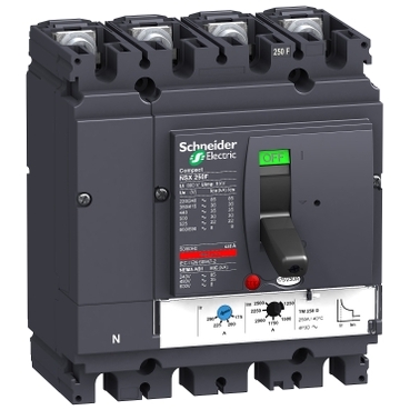 Schneider Breaker Compact NSX_ circuit Breaker Compact NSX250F - TMD - 250 A - 4 poles 3d_ [LV431640]