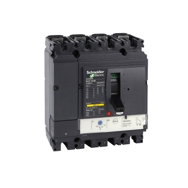 Schneider Breaker Compact NSX_ circuit Breaker Compact NSX100B - TMD - 63 A - 4 poles 4d_ [LV429572]