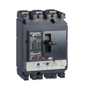 Schneider Breaker Compact NSX_ circuit Breaker Compact NSX250N - TMD - 250 A - 3 poles 3d_ [LV431830]