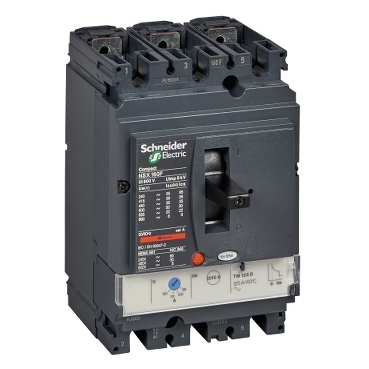 Schneider Breaker Compact NSX_ circuit Breaker Compact NSX160B - TMD - 125 A - 3 poles 3d_ [LV430311]