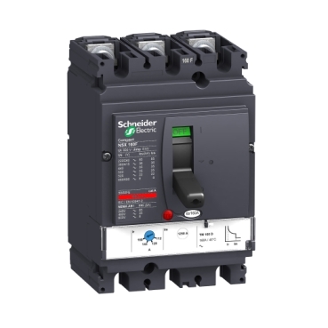 Schneider Breaker Compact NSX_ circuit Breaker Compact NSX160F - TMD - 125 A - 3 poles 3d_ [LV430631]