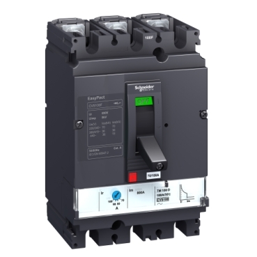 Schneider Breaker EasyPact CVS_ Easypact CVS - CVS100B circuit Breaker - 3P/3d_ [LV510772]