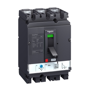 Schneider Breaker EasyPact CVS_ Easypact CVS - CVS160F circuit Breaker - 3P/3d_ [LV516638]