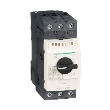 Schneider Breaker TeSys GV3_ Motor circuit breaker, TeSys GV3, 3P, 48-65 A, thermal magnetic, EverLink terminals_ [GV3P65]