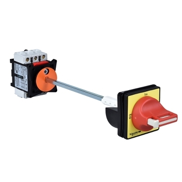 Schneider Breaker TeSys Mini-Vario, VARIO_ TeSys Vario - emergency stop switch disconnector - 40 A - back of enclosure_ [VCCF2]
