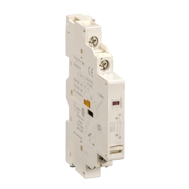 Schneider Breaker TeSys Deca - Frame 2_ TeSys GV2 & GV3 - auxiliary contact - 1 NO + 1 NC (fault)_ [GVAD0110]