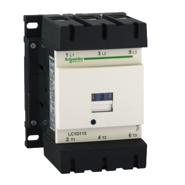 Schneider Breaker TeSys D_ TeSys D contactor - 3P(3 NO) - AC-3 - <= 440 V 115 A - 240 V AC 50/60 Hz coil_ [LC1D115U7]