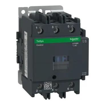Schneider Breaker TeSys D_ TeSys D contactor - 3P(3 NO) - AC-3 - <= 440 V 80 A - 240 V AC 50/60 Hz coil_ [LC1D80U7]
