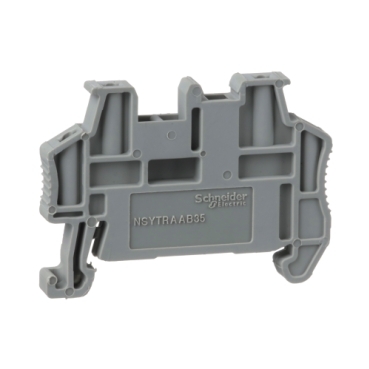 Schneider Terminal Block Linergy TR terminals blocks_ END BRACKET, SNAP-ON FOR 35MM DIN RAILS, 5,2MM WIDTH, MARKABLE_ [NSYTRAAB35]