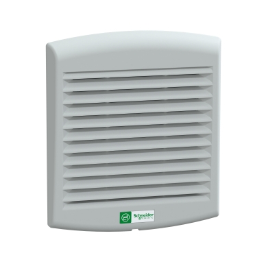 Schneider ClimaSys forced vent. IP54, 85m3/h, 230V, with outlet grille and filter G2 [NSYCVF85M230PF]