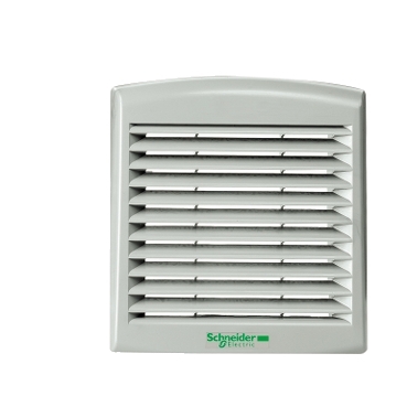 Schneider outlet grille plast cut out 125x125mm ext dim 137x117mm IP54 [NSYCAG125LPF]