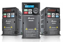 Delta  VFD VFD-MH300, AC MOTOR DRIVES 3PH 460V 7HP IP40 D 4[VFD13AMH43ENSAA]