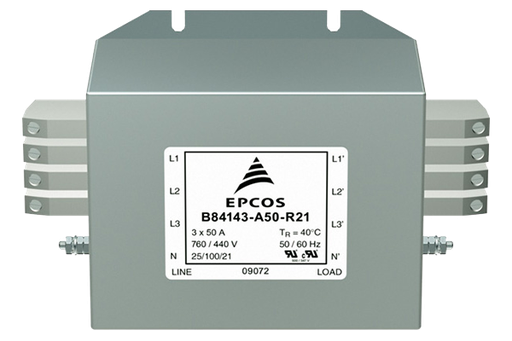 [B84143A0080R021] Delta  VFD Accessories Filter, EMI FILTER 80A 440~760VAC 3PHASE[B84143A0080R021]