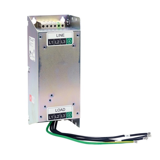 [EMF10AM23A] Delta  VFD Accessories Filter, EMI FILTER 10A 220VAC 3PHASE[EMF10AM23A]