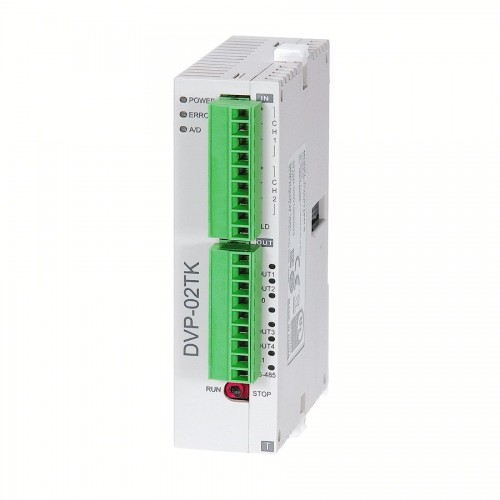 [DVP02TKL-S] Delta  Compact PLC DVP-S, PROGRAMMABLE LOGIC CTRL 2AD/2DA DC 6