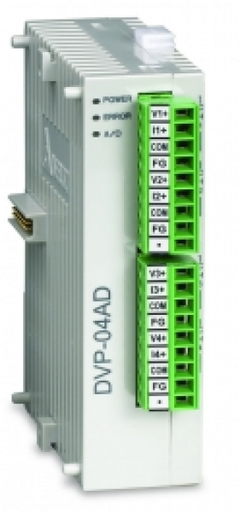 [DVP04AD-S2] Delta  Compact PLC DVP-S, PROGRAMMABLE LOGIC CTRL 4DA DC 6 [DVP04AD-S2]