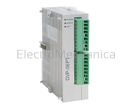[DVP06PT-S] Delta  Compact PLC DVP-S, PROGRAMMABLE LOGIC CTRL 4AD/2DA DC 30