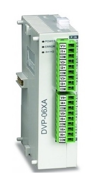 [DVP06XA-S] Delta  Compact PLC DVP-S, PROGRAMMABLE LOGIC CTRL 8/0 DC 6