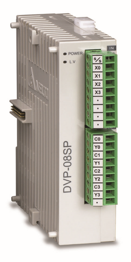 [DVP08SP11T] Delta  Compact PLC DVP-S, PROGRAMMABLE LOGIC CTRL 0/16TS DC 6