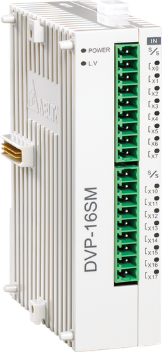 [DVP16SM11N] Delta  Compact PLC DVP-S, PROGRAMMABLE LOGIC CTRL 8/8TS DC 6