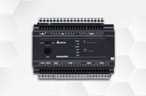 [DVP20ES200RE] Delta  Compact PLC DVP-ES/2, PLC BASE UNIT, 16DI 8DO TRANSISTOR OUTPUT, POWER: 100-240VAC