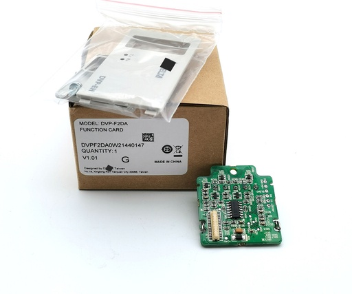 [DVP-F2DA] Delta  Compact PLC DVP-EH, FUNCTION CARD(PLC) ETH DC 6