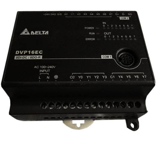 [DVP16EC00R3] Delta  Compact PLC DVP-EC, PROGRAMMABLE LOGIC CTRL 12/8T AC 4