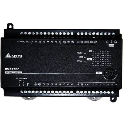 [DVP32EC00R3] Delta  Compact PLC DVP-EC, PROGRAMMABLE LOGIC CTRL 24/16T AC 4 [DVP32EC00R3]