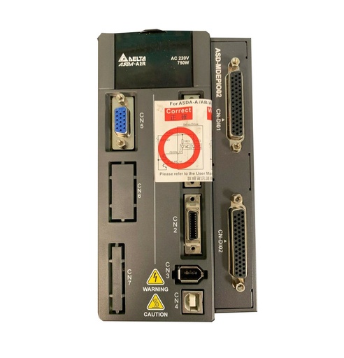 [ASD-A2R-0721-F] Delta  Servo Amplifier ASD-A2R, AC SERVO DRIVE .75KW 220S A2R 4