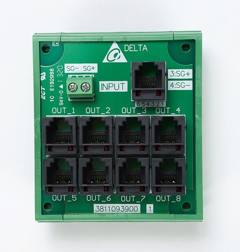 [VFD-CMD08] Delta  VFD Accessories AMD, SIGNAL I/O PORT(FOR AC MOTOR DRIVES) 12[VFD-CMD08]