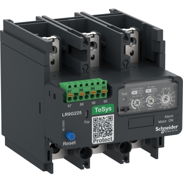 [LR9G225] Schneider Breaker TeSys Electronic thermal overload relay, TeSys Giga, 57…225 A, class 5E…30E, push-in control connection