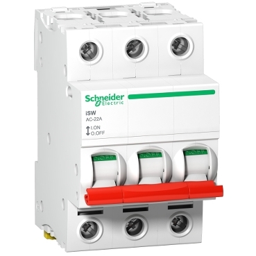 [A9S66363] Schneider Breaker Acti9 iSW switch disconnector iSW - 3P - 63 A - 415 V