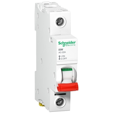 [A9S60120] Schneider Breaker Acti9 iSW Acti9 - iSW switch - 1 pole - 20 A - 250V