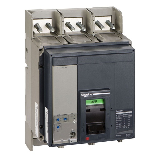 [33367] Schneider, Breaker, Compact NS, Circuit breaker, ComPact NS1600N, 50kA/415VAC, Micrologic 5.0A trip unit, 1600A, fixed, 4 poles 4d