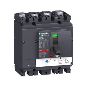 [LV431842] Schneider Breaker ComPact NSX250N, 50kA/415VAC, TMD trip unit 160A, 4 poles 3d [LV431842]