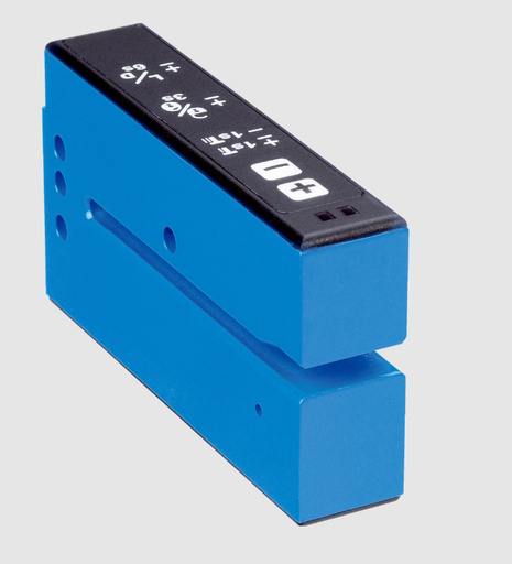 [6058960] Sick Fork sensors: UF Series, UFN3-70B113 ,Ultrasonic detection principle, Dimensions (W x H x D)	18 mm x 47.5 mm x 85.5 mm Housing design: Fork shaped, Fork width: 3 mm, Fork depth: 69 mm, Minimum detectable object (MDO): Gap between Labels / Size of labels: 2 mm 1), Label detection, Adjustment: Plus/minus button (Teach-in, sensitivity, light/dark switching), Teach-in mode: ( 2-point teach-in, Teach-in dynamic)