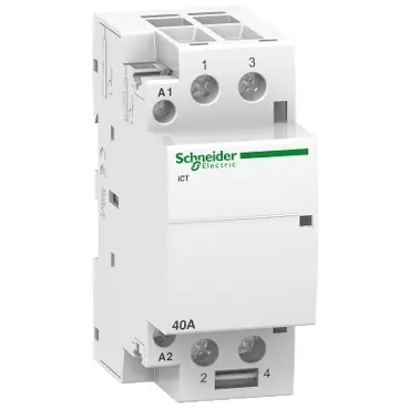 [A9C20842] Schneider contactor iCT - 2 poles - 2 NO - 40 A - 220..240 V AC [A9C20842]